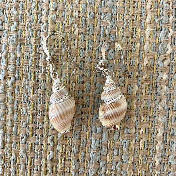 Shell Drop Earrings - Picture 1 of 5